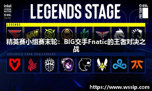 精英赛小组赛末轮:BIG交手Fnatic的王者对决之战